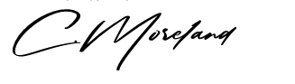 Chris Moreland's signature